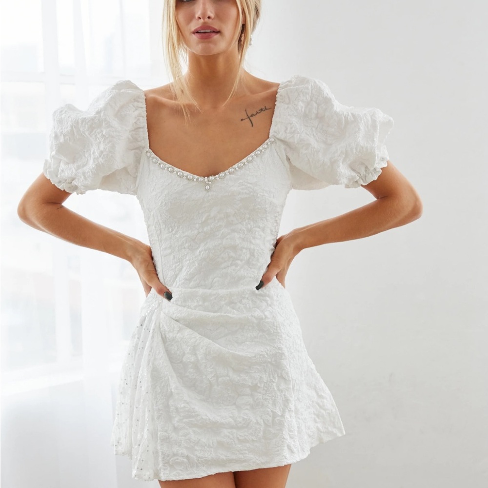 Emerson Puff Sleeve Mini Dress